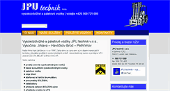 Desktop Screenshot of jpu.cz