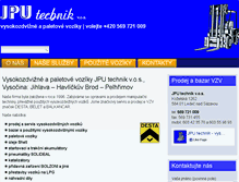 Tablet Screenshot of jpu.cz